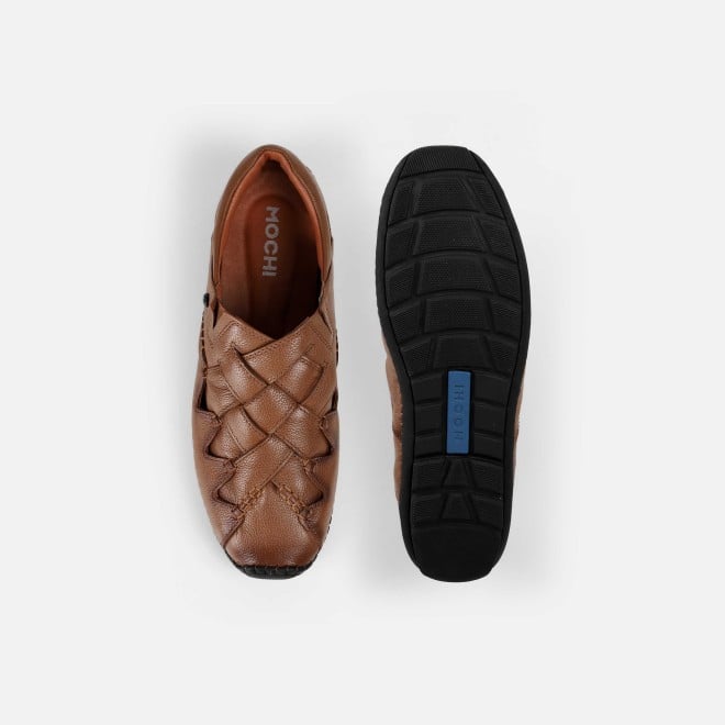 Mochi Men Tan Ethnic Jutis (SKU: 18-1130-23-40)