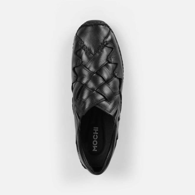 Mochi Men Black Ethnic Jutis (SKU: 18-1130-11-40)