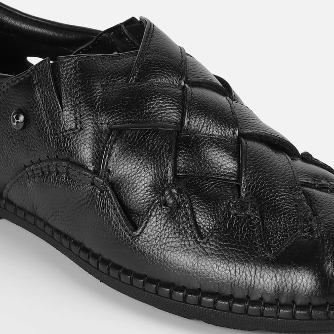 Mochi Men Black Ethnic Jutis (SKU: 18-1130-11-40)