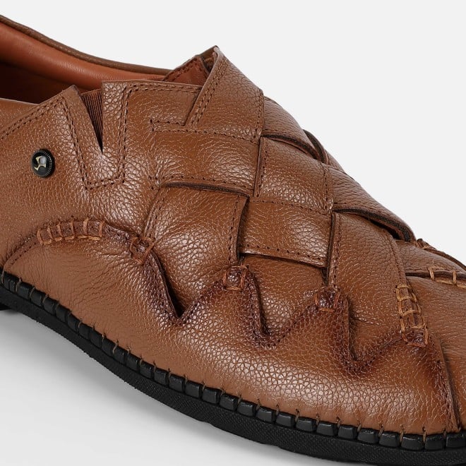 Mochi Men Tan Ethnic Jutis (SKU: 18-1130-23-40)