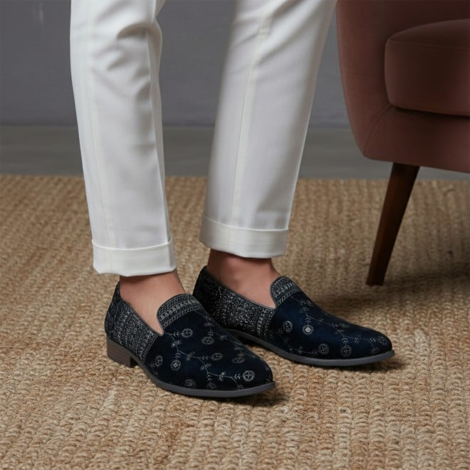 Mochi Men Blue-navy Ethnic Jutis (SKU: 18-1133-17-41)