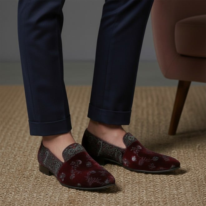 Mochi Men Wine Ethnic Jutis (SKU: 18-1133-58-40)