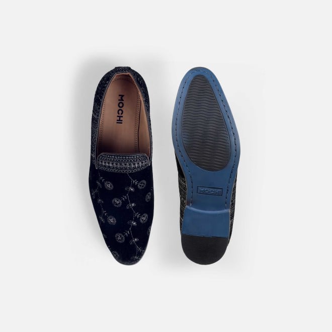 Mochi Men Blue-navy Ethnic Jutis (SKU: 18-1133-17-41)