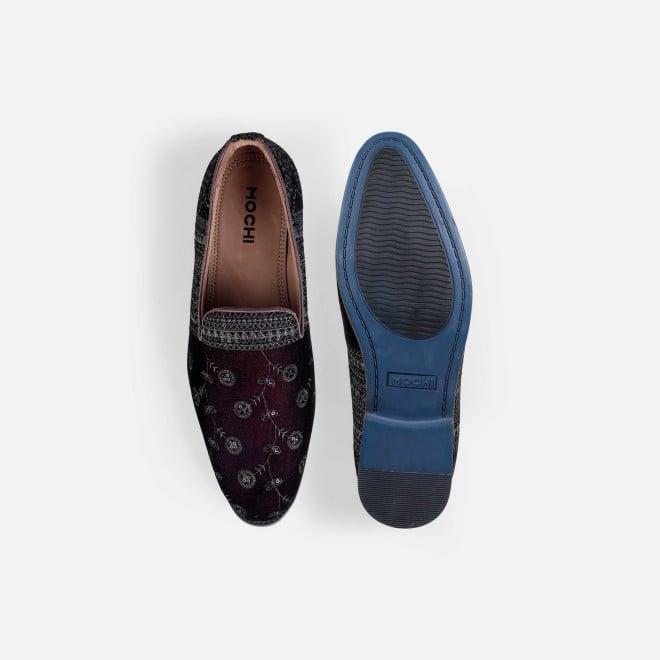 Mochi Men Wine Ethnic Jutis (SKU: 18-1133-58-40)