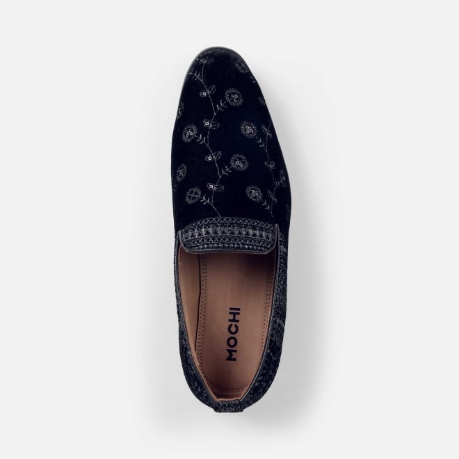 Mochi Men Blue-navy Ethnic Jutis (SKU: 18-1133-17-41)