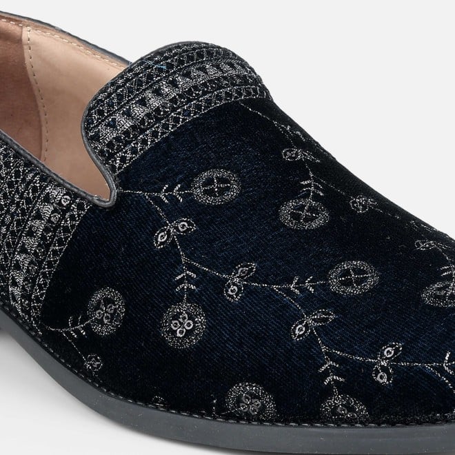 Mochi Men Blue-navy Ethnic Jutis (SKU: 18-1133-17-41)