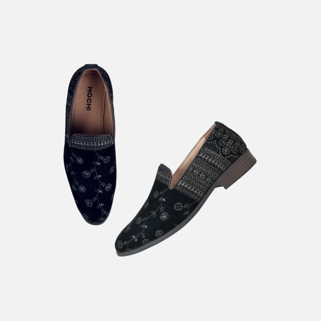 Mochi Men Blue-navy Ethnic Jutis (SKU: 18-1133-17-41)