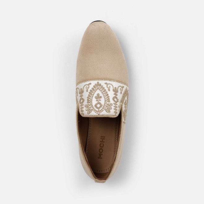 Mochi Men Beige Ethnic Jutis (SKU: 18-1134-20-44)