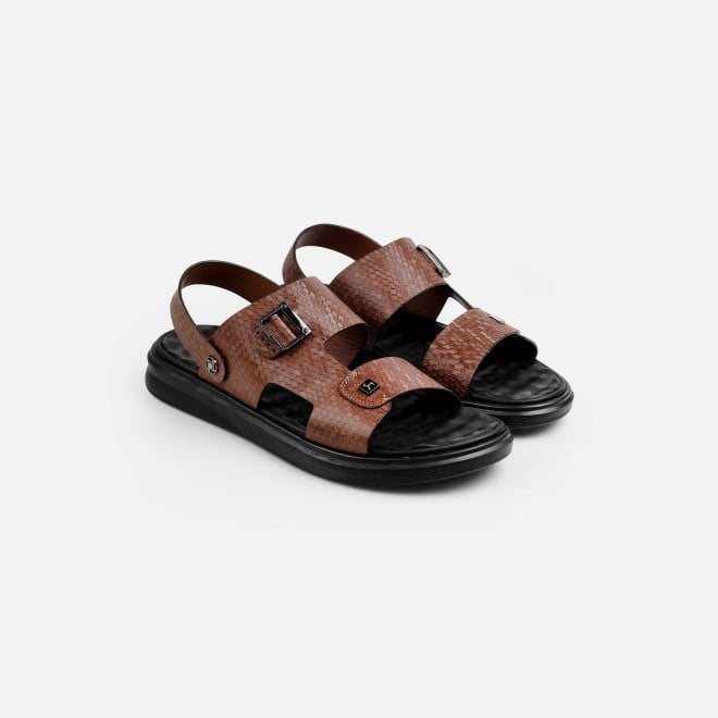 Mochi Men Brown Casual Sandals (SKU: 18-1137-12-40)