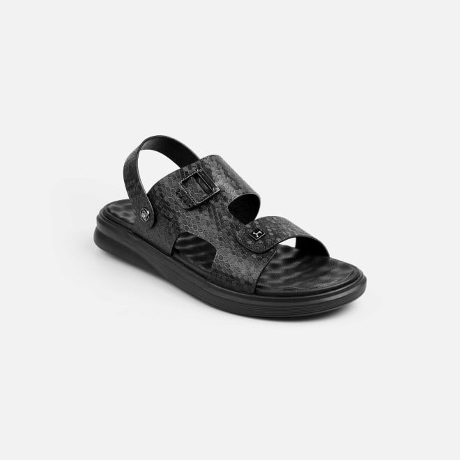 Mochi Men Black Casual Sandals (SKU: 18-1137-11-40)