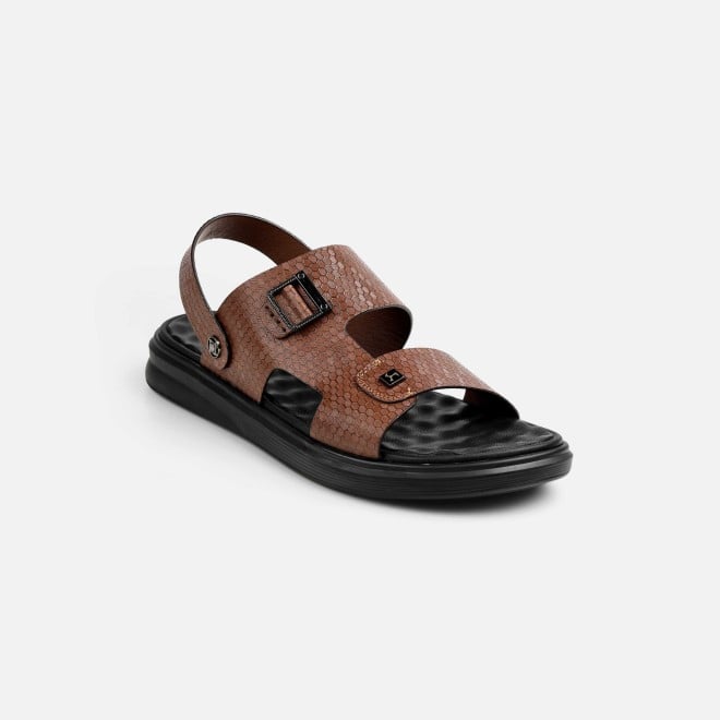 Mochi Men Brown Casual Sandals (SKU: 18-1137-12-40)