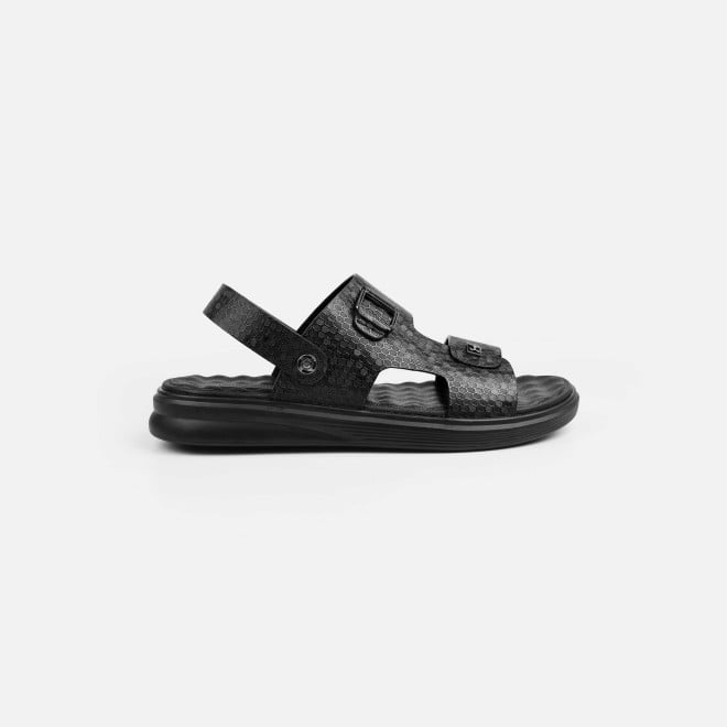 Mochi Men Black Casual Sandals (SKU: 18-1137-11-40)