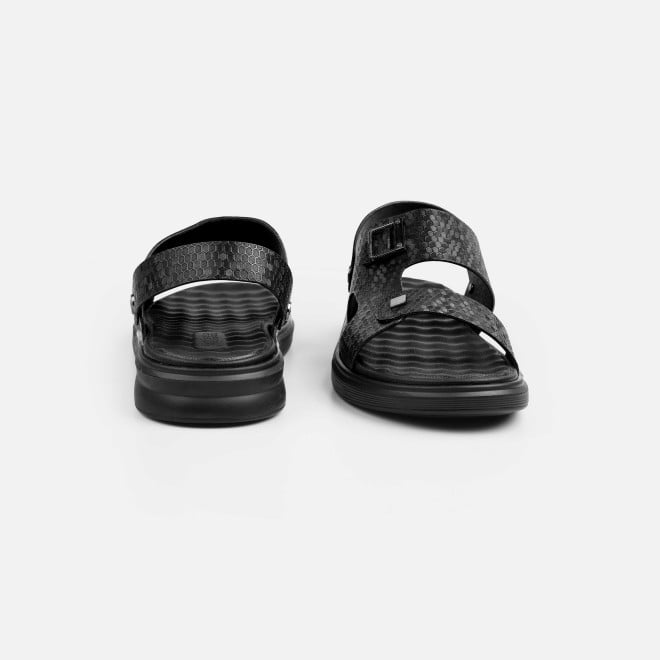 Mochi Men Black Casual Sandals (SKU: 18-1137-11-40)