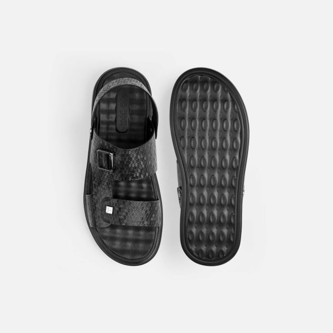 Mochi Men Black Casual Sandals (SKU: 18-1137-11-40)