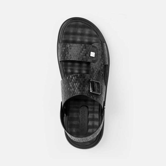Mochi Men Black Casual Sandals (SKU: 18-1137-11-40)