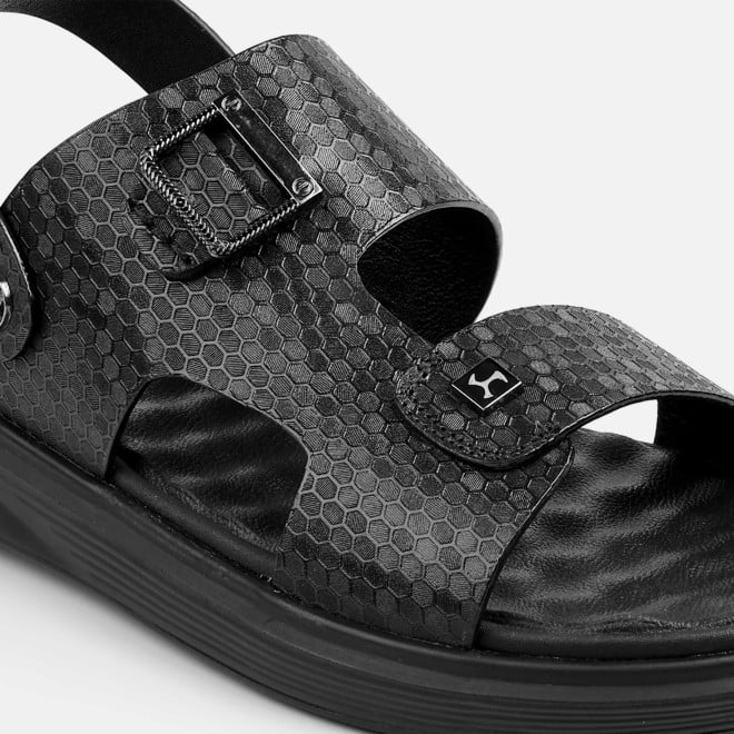 Mochi Men Black Casual Sandals (SKU: 18-1137-11-40)