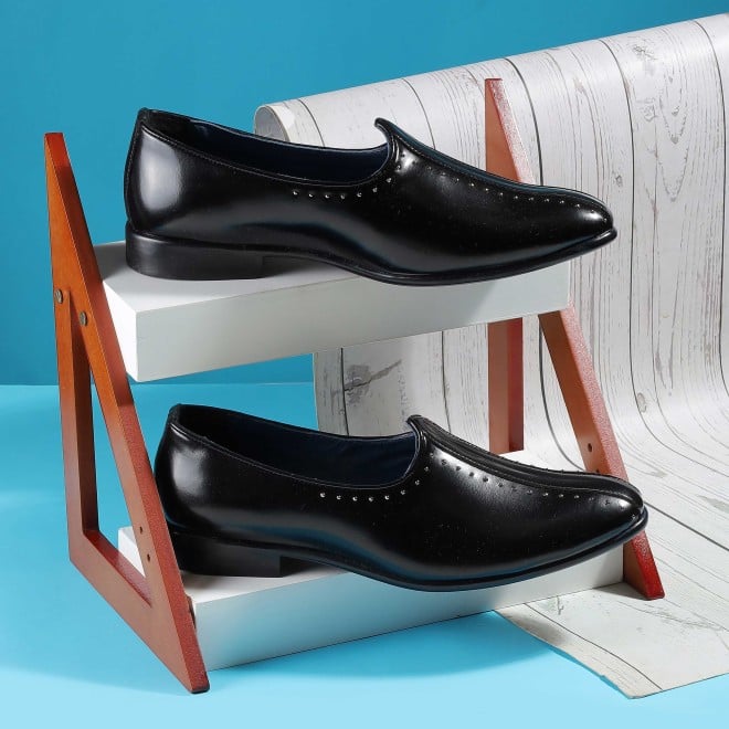 Mochi Men Black Ethnic Jutis (SKU: 18-1138-11-41)