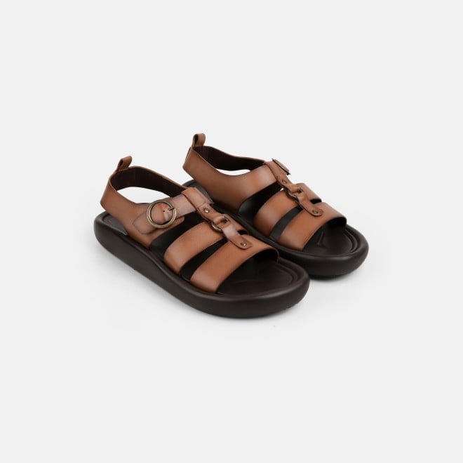 Mochi Men Tan Casual Sandals (SKU: 18-1155-23-41)