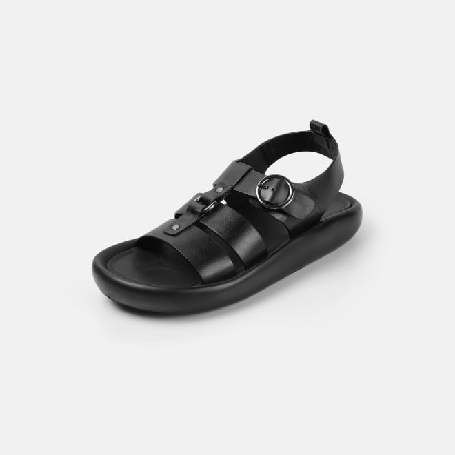 Mochi Men Black Casual Sandals (SKU: 18-1155-11-40)