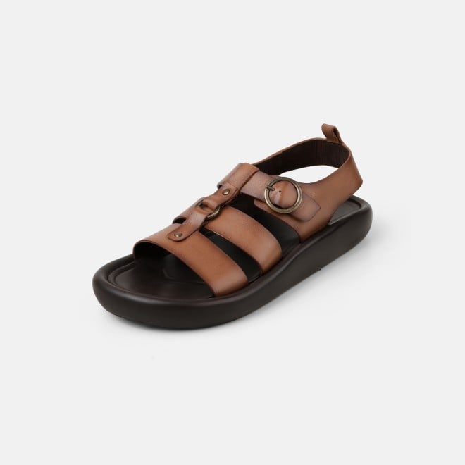 Mochi Men Tan Casual Sandals (SKU: 18-1155-23-41)