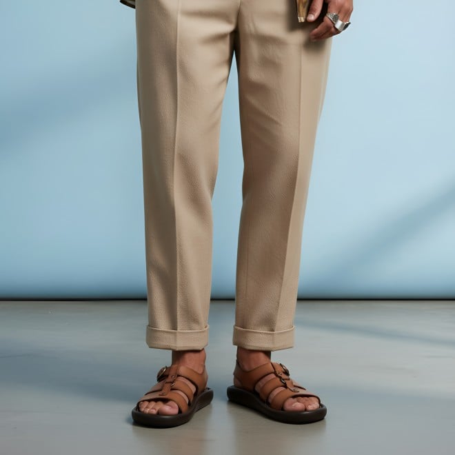 Mochi Men Tan Casual Sandals (SKU: 18-1155-23-41)