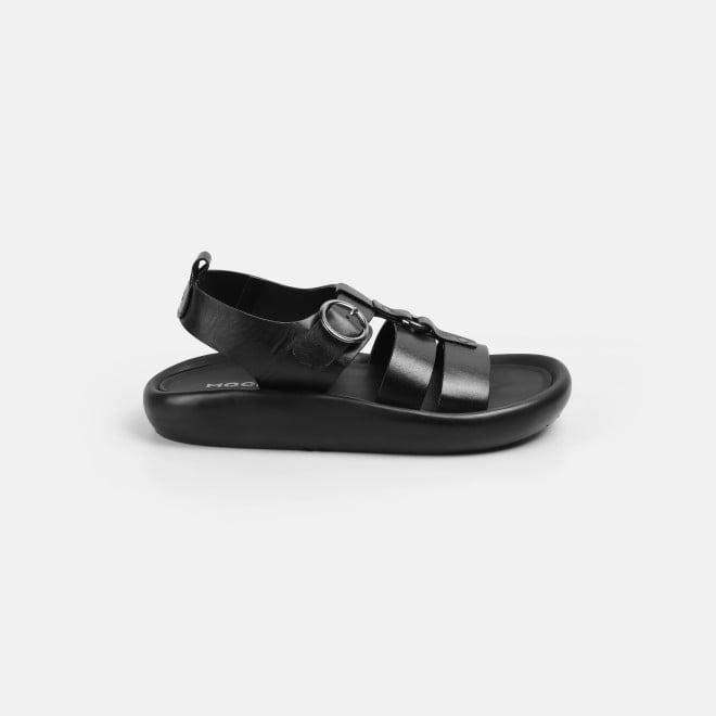 Mochi Men Black Casual Sandals (SKU: 18-1155-11-40)