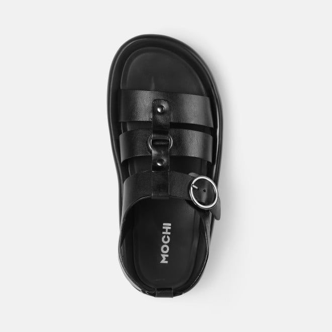 Mochi Men Black Casual Sandals (SKU: 18-1155-11-40)
