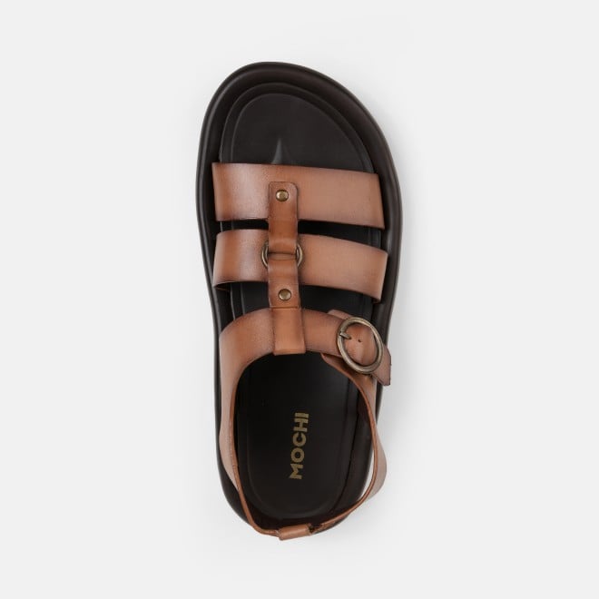Mochi Men Tan Casual Sandals (SKU: 18-1155-23-41)