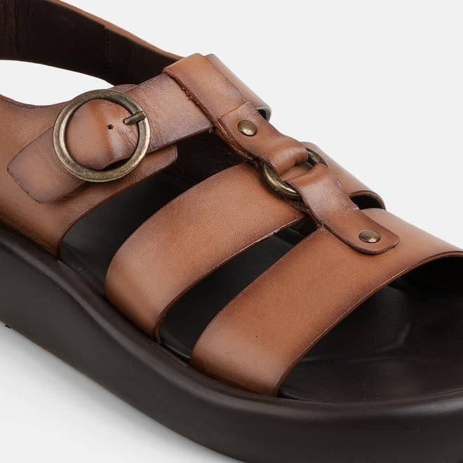 Mochi Men Tan Casual Sandals (SKU: 18-1155-23-41)