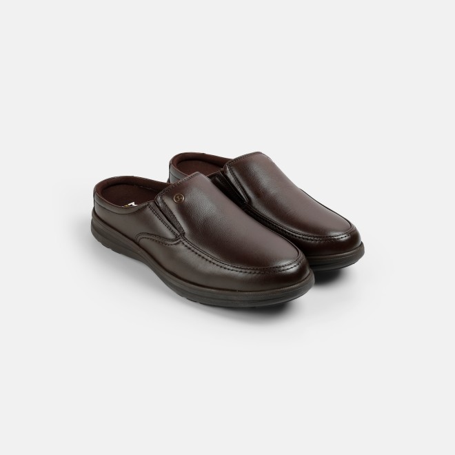 Mochi Men Brown Casual Slip Ons (SKU: 18-1156-12-40)