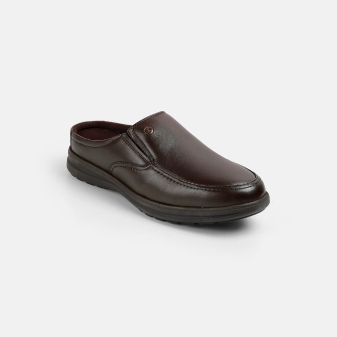 Mochi Men Brown Casual Slip Ons (SKU: 18-1156-12-40)