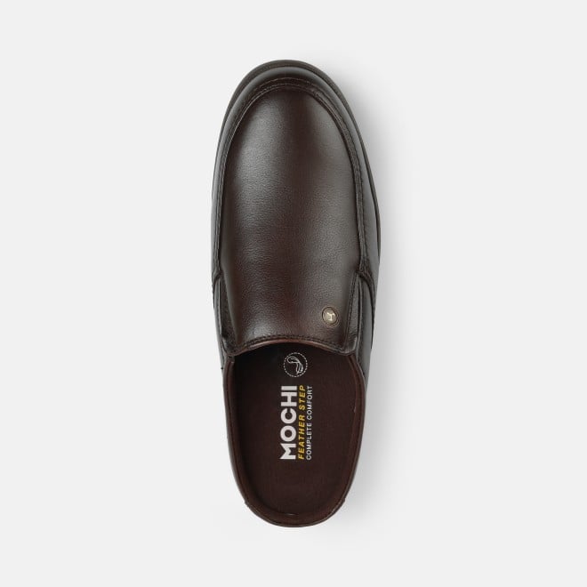 Mochi Men Brown Casual Slip Ons (SKU: 18-1156-12-40)