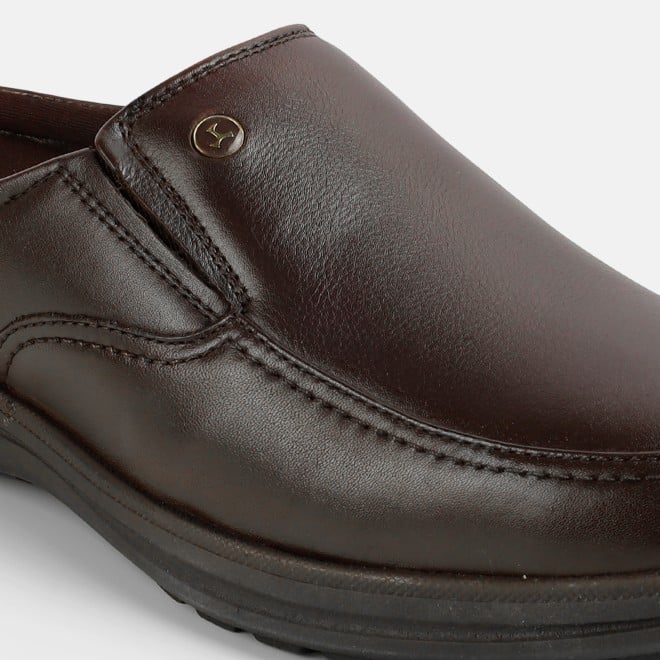 Mochi Men Brown Casual Slip Ons (SKU: 18-1156-12-40)