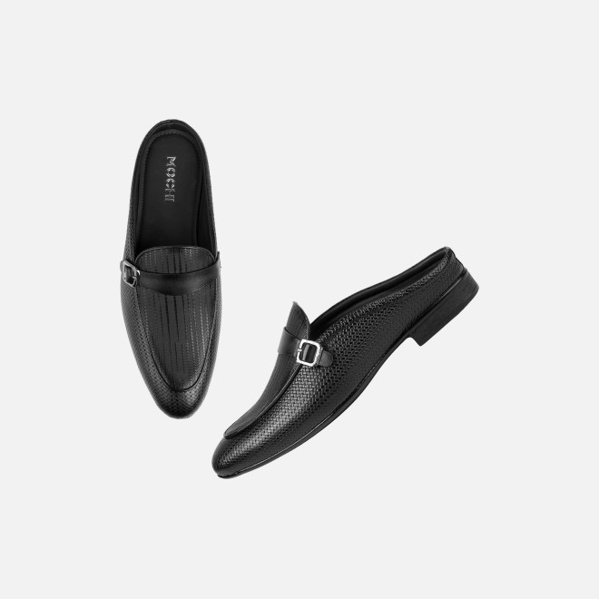 Mochi Men Black Casual Slip Ons (SKU: 18-1158-11-40)