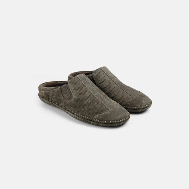Mochi Men Grey Casual Slip Ons (SKU: 18-1165-14-40)