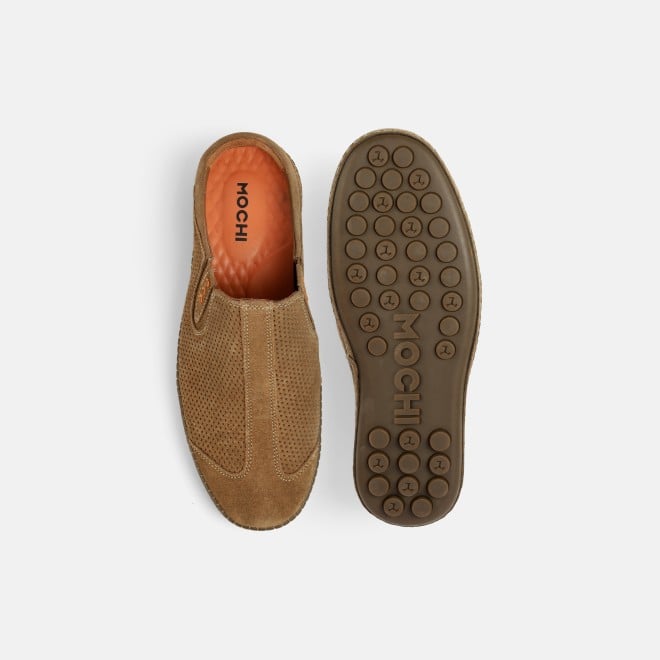 Mochi Men Tan Casual Slip Ons (SKU: 18-1165-23-40)