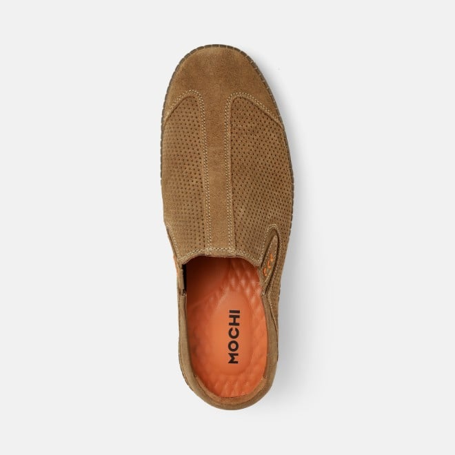 Mochi Men Tan Casual Slip Ons (SKU: 18-1165-23-40)