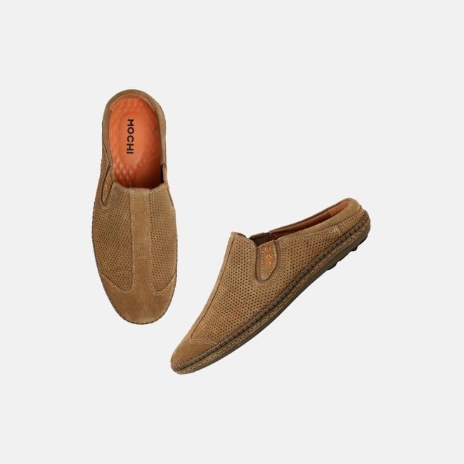 Mochi Men Tan Casual Slip Ons (SKU: 18-1165-23-40)