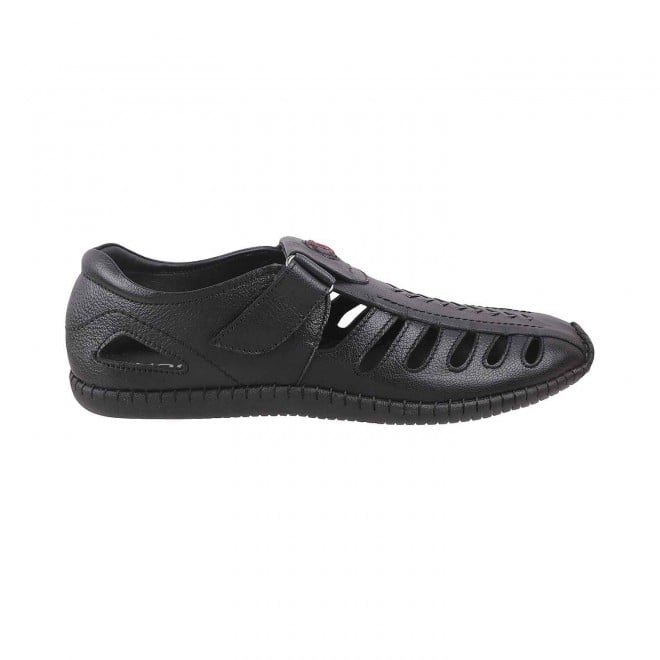 Buy Mochi Men Black Casual Sandals Online | SKU: 18-1418-11-40 – Mochi ...