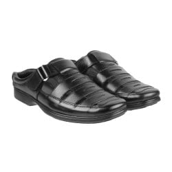 Men Black Casual Slip Ons