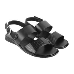 Men Black Casual Sandals