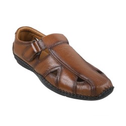 Buy Mochi Men Tan Casual Sandals Online