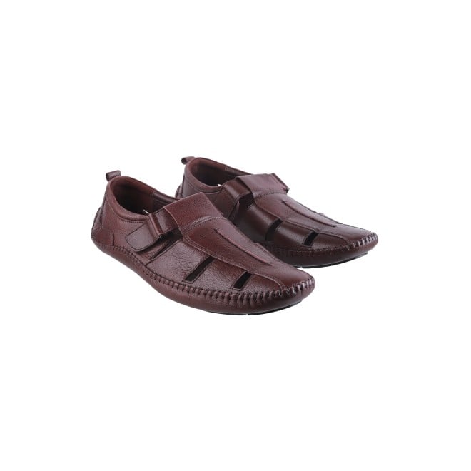 Mochi Men Wine Casual Sandals