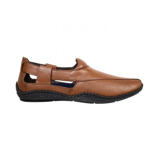 Mochi Men Tan Ethnic Pathani Sandals (SKU: 18-1597-23-40)