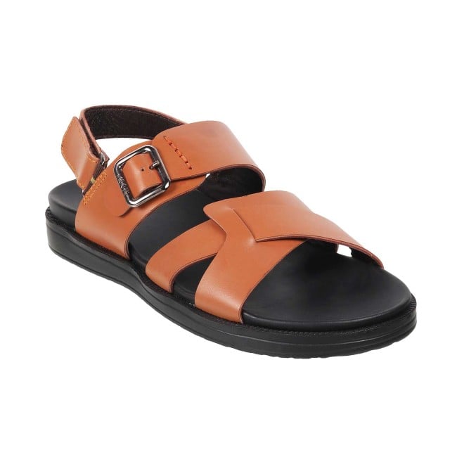 Buy Mochi Men White & Black Leather Sandals - Sandals for Men 956318 |  Myntra-hancorp34.com.vn