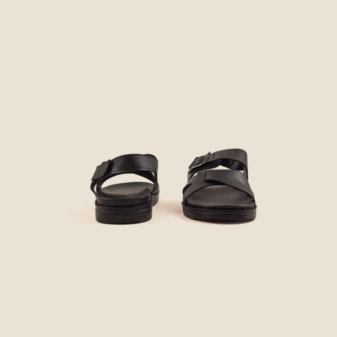 Mochi Men Black Casual Sandals (SKU: 18-1604-11-40)