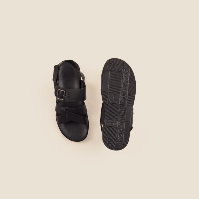 Mochi Men Black Casual Sandals (SKU: 18-1604-11-40)