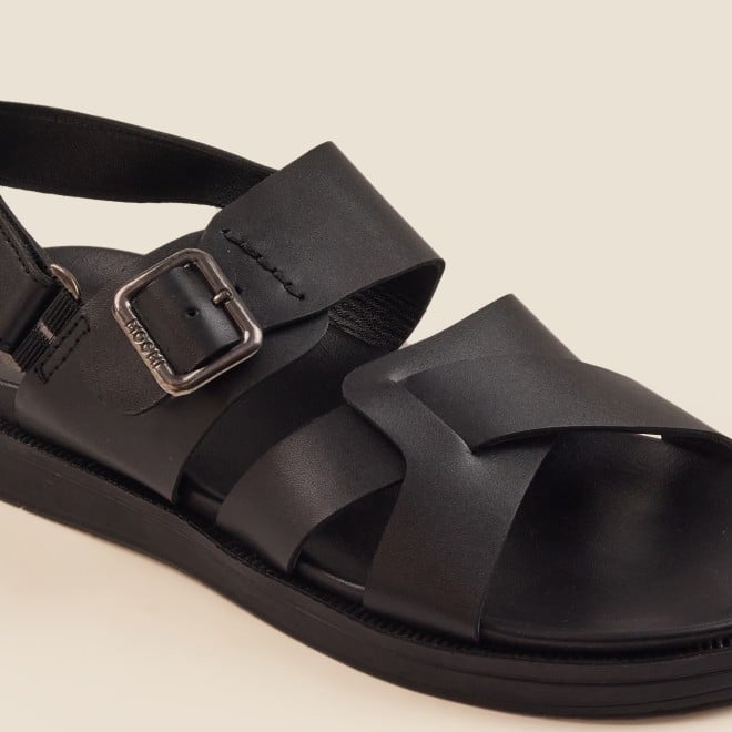 Mochi Men Black Casual Sandals (SKU: 18-1604-11-40)