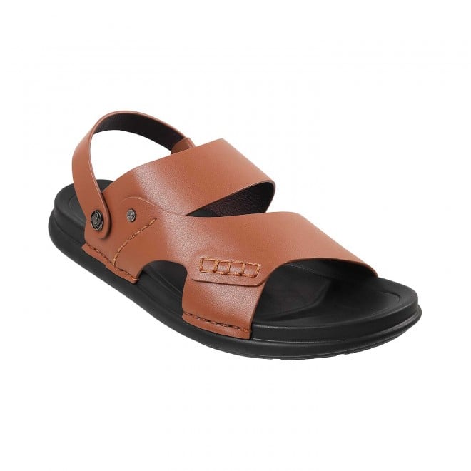 Buy Mochi Men Tan Casual Sandals Online