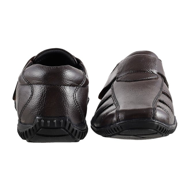 Mochi Men Brown Casual Sandals (SKU: 18-192L-12-46)